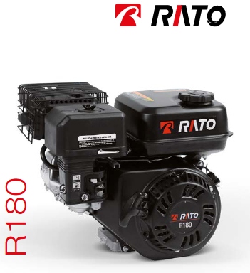 Spalinowy silnik benzynowy 4-suwowy do maszyn budowlanych RATO R180