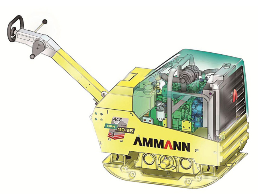 Amman APH 110-95 DE - Pełna hydraulika, ACE ECON, Technologia Ammann 3W, Silnik KUBOTA